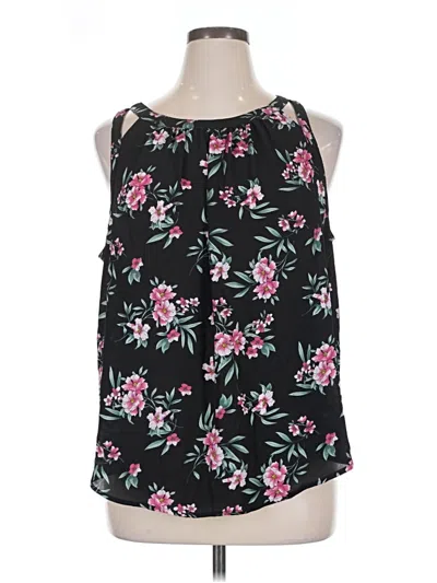 Pre-owned Torrid Sleeveless Blouse In Black