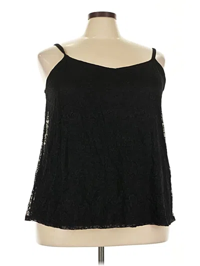 Pre-owned Torrid Sleeveless Blouse In Black