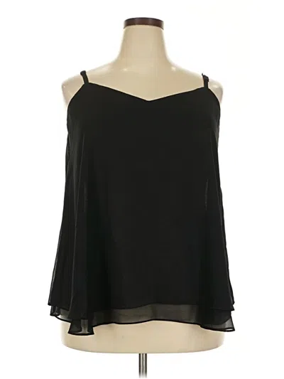 Pre-owned Torrid Sleeveless Blouse In Black