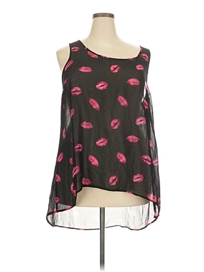 Pre-owned Torrid Sleeveless Blouse In Black