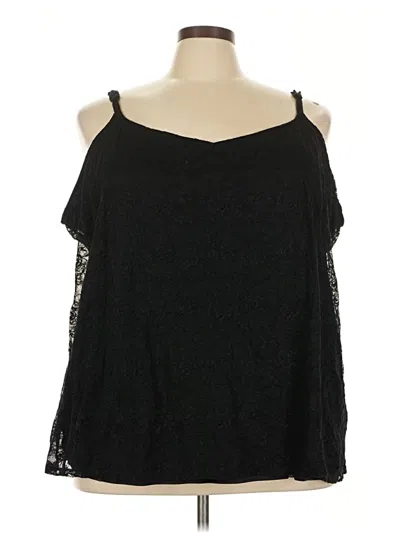 Pre-owned Torrid Sleeveless Blouse In Black