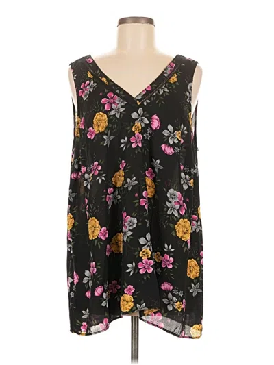 Pre-owned Torrid Sleeveless Blouse In Black