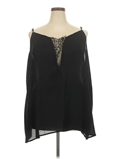 Pre-owned Torrid Sleeveless Blouse In Black