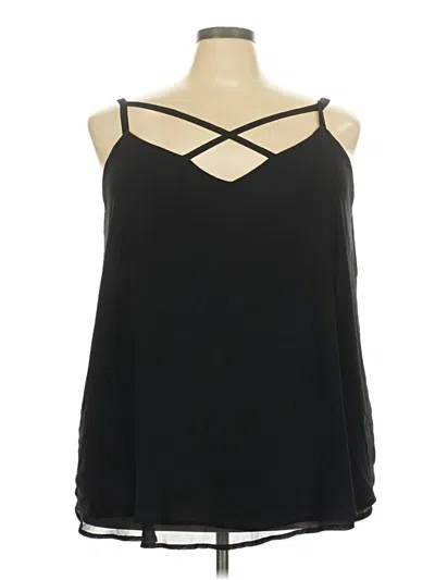 Pre-owned Torrid Sleeveless Blouse In Black