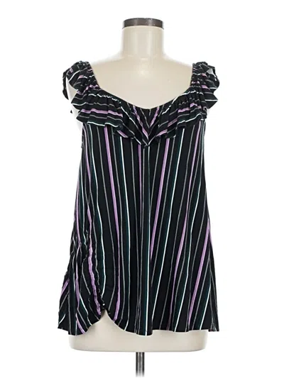Pre-owned Torrid Sleeveless Blouse In Black