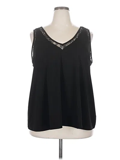 Pre-owned Torrid Sleeveless Blouse In Black
