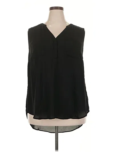 Pre-owned Torrid Sleeveless Blouse In Black