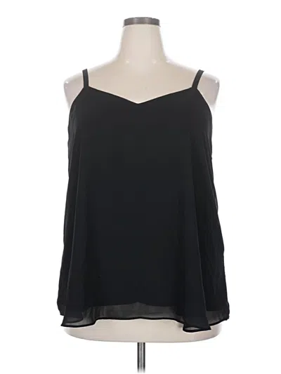 Pre-owned Torrid Sleeveless Blouse In Black