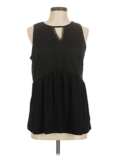 Pre-owned Torrid Sleeveless Blouse In Black