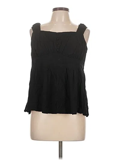 Pre-owned Torrid Sleeveless Blouse In Black