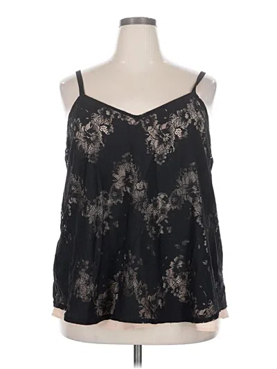 Pre-owned Torrid Sleeveless Blouse In Black
