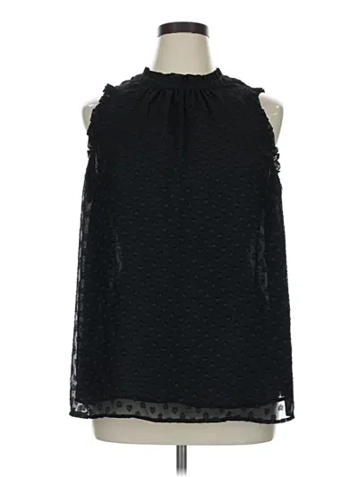 Pre-owned Torrid Sleeveless Blouse In Black