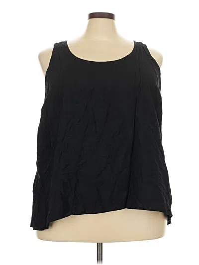 Pre-owned Torrid Sleeveless Blouse In Black