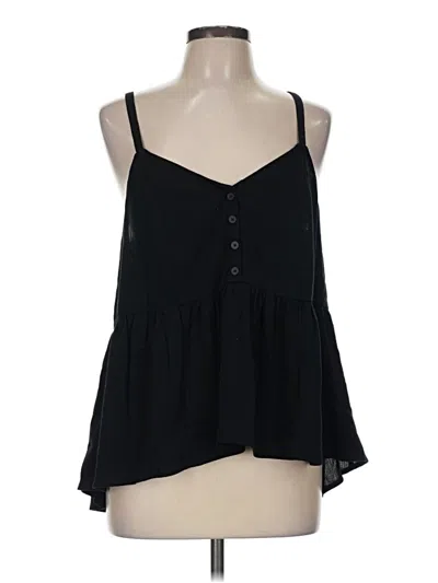 Pre-owned Torrid Sleeveless Blouse In Black