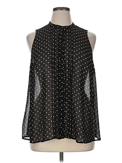 Pre-owned Torrid Sleeveless Blouse In Black