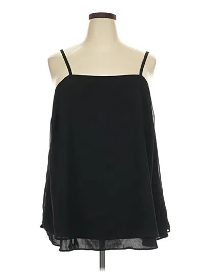 Pre-owned Torrid Sleeveless Blouse In Black