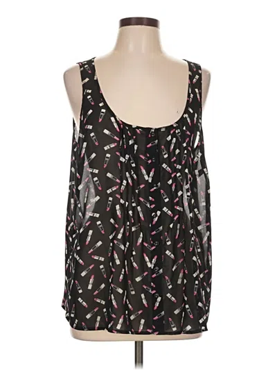 Pre-owned Torrid Sleeveless Blouse In Black