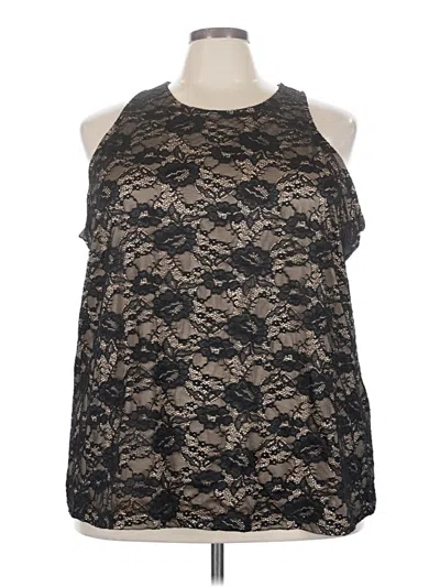Torrid Sleeveless Blouse In Black