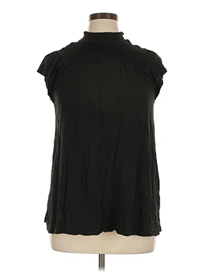 Pre-owned Torrid Sleeveless Blouse In Black