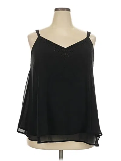 Pre-owned Torrid Sleeveless Blouse In Black