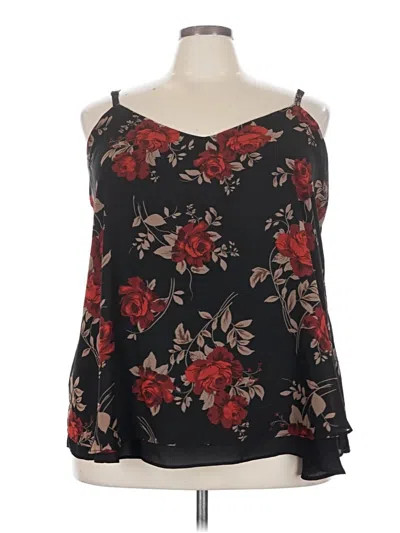 Pre-owned Torrid Sleeveless Blouse In Black