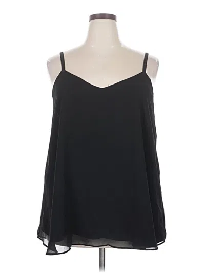 Pre-owned Torrid Sleeveless Blouse In Black