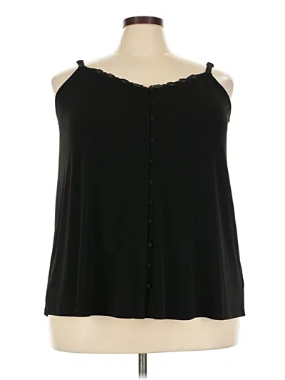 Pre-owned Torrid Sleeveless Blouse In Black