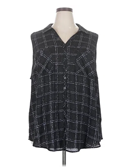 Pre-owned Torrid Sleeveless Blouse In Black