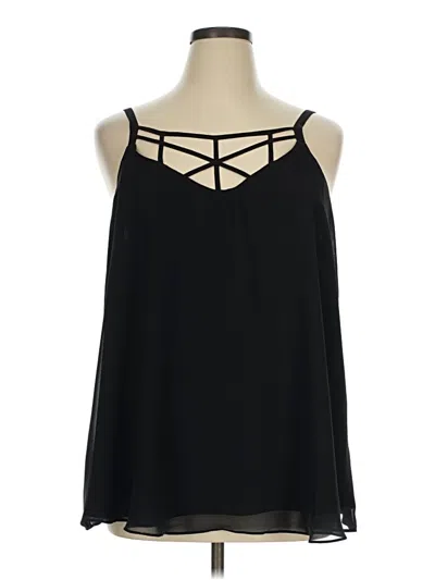Pre-owned Torrid Sleeveless Blouse In Black