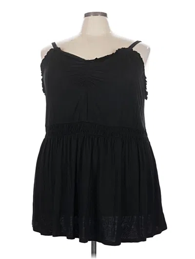 Pre-owned Torrid Sleeveless Blouse In Black