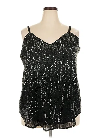 Pre-owned Torrid Sleeveless Blouse In Black