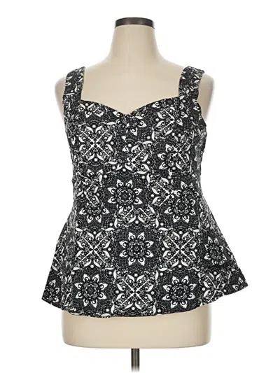 Pre-owned Torrid Sleeveless Blouse In Black