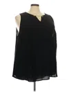 Torrid Sleeveless Blouse In Black