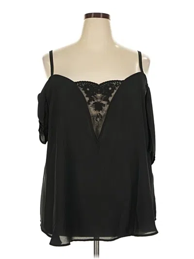 Pre-owned Torrid Sleeveless Blouse In Black