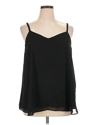 Pre-owned Torrid Sleeveless Blouse In Black