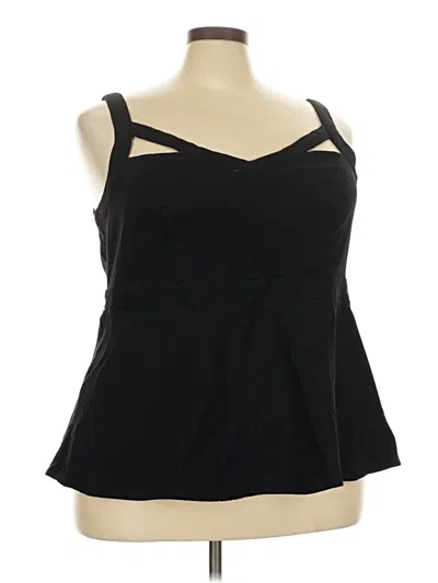 Pre-owned Torrid Sleeveless Blouse In Black