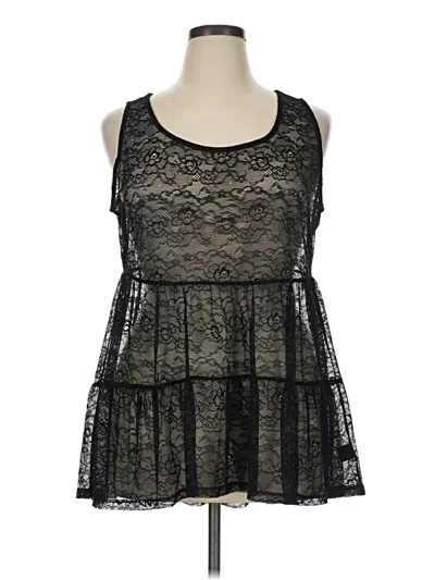Torrid Sleeveless Blouse In Black