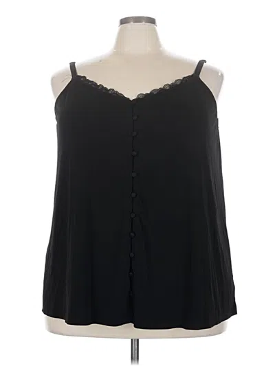 Pre-owned Torrid Sleeveless Blouse In Black