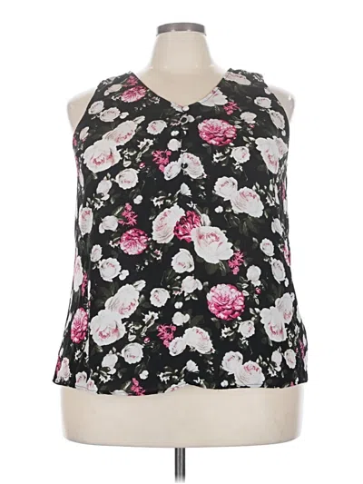 Pre-owned Torrid Sleeveless Blouse In Black
