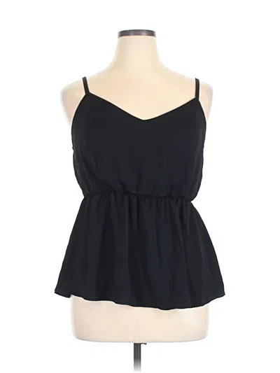 Pre-owned Torrid Sleeveless Blouse In Black