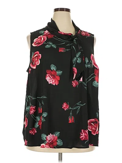 Pre-owned Torrid Sleeveless Blouse In Black