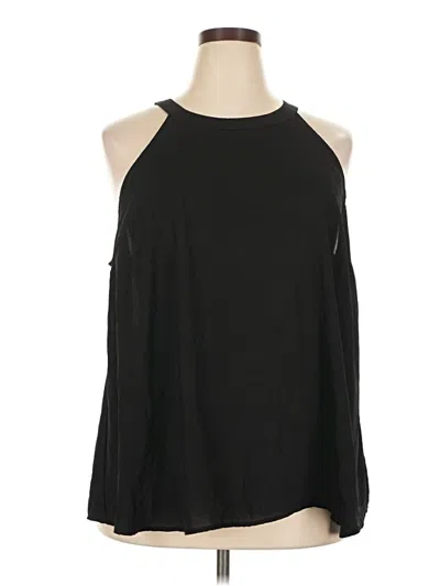 Pre-owned Torrid Sleeveless Blouse In Black