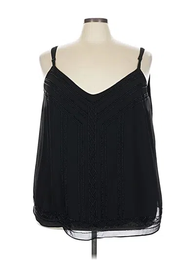 Pre-owned Torrid Sleeveless Blouse In Black