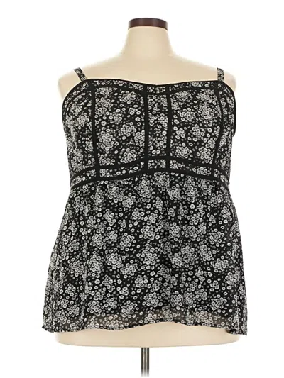 Pre-owned Torrid Sleeveless Blouse In Black
