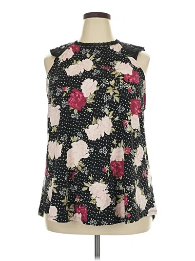 Pre-owned Torrid Sleeveless Blouse In Black