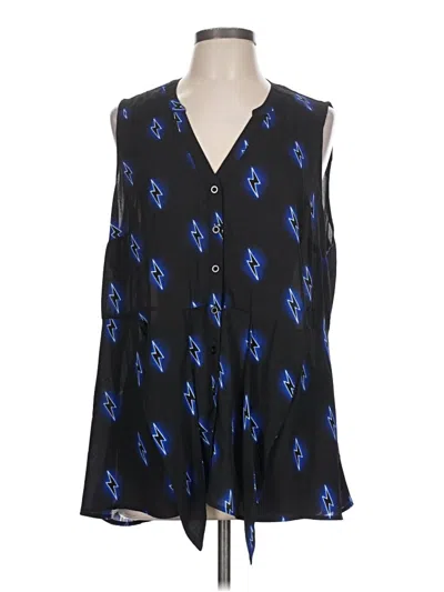 Pre-owned Torrid Sleeveless Blouse In Black