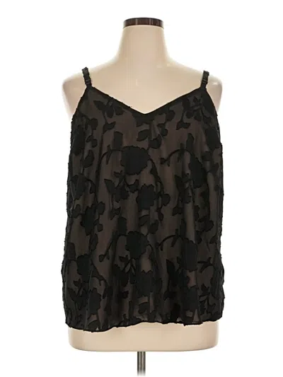 Pre-owned Torrid Sleeveless Blouse In Black