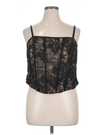 Pre-owned Torrid Sleeveless Blouse In Black