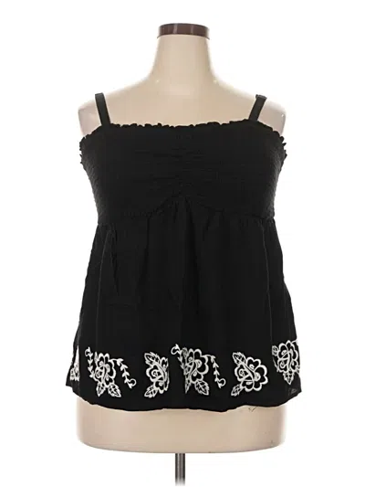 Torrid Sleeveless Blouse In Black