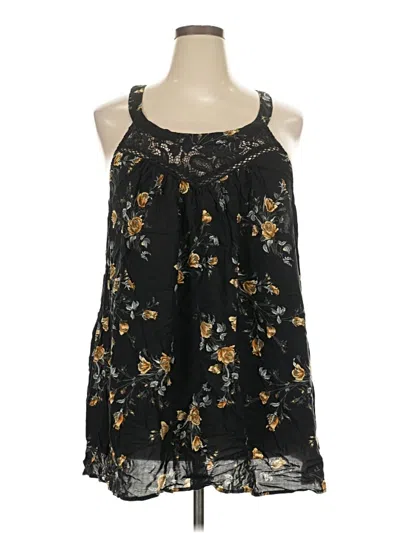 Pre-owned Torrid Sleeveless Blouse In Black